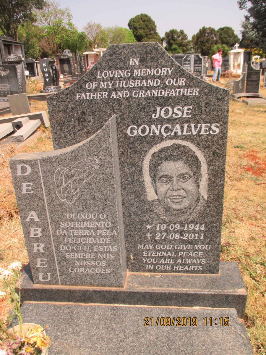 ABREU Jose Goncalves, de 1944-2011