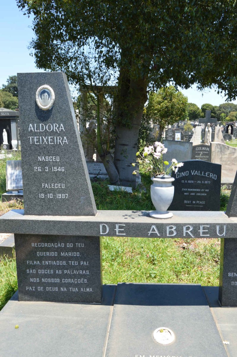 ABREU Gabriel, de 1936-2006 &amp; Aldora Teixeira 1946-1987 :: DE ABREU Maria 1946-1978