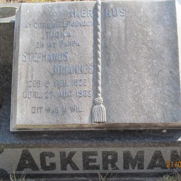 ACKERMAN Stephanus Johannes 1928-1963