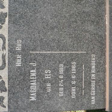 ACKERMANN Magdalena J. nee ELS 1913-1965