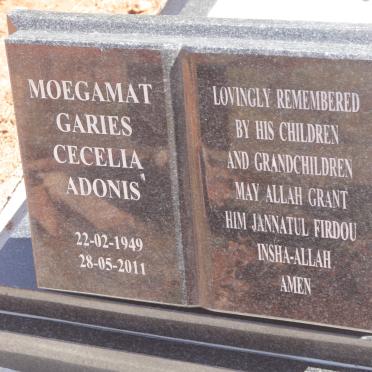 ADONIS Moegamat Garies Cecelia 1949-2011