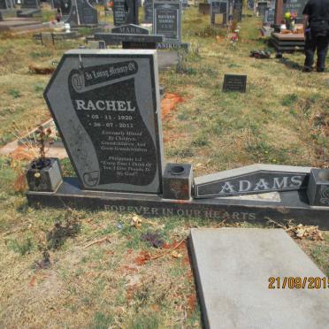 ADAMS Rachel 1920-2011