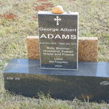 ADAMS George Albert 1915-1979