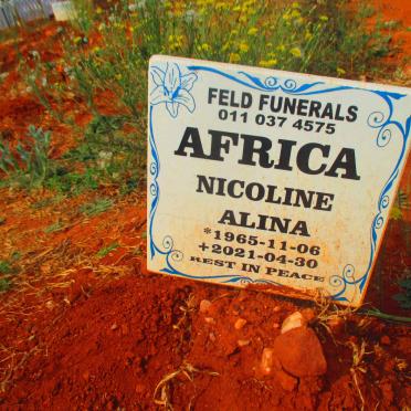 AFRICA Nicoline Alina 1965-2021