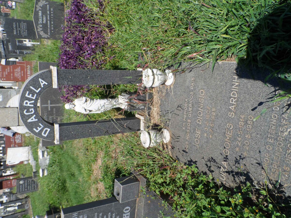 AGRELA Jose Dionisio, de 1907-1989 &amp; Luiza Gomes Sardinha 1914-1980