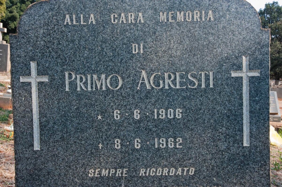 AGRESTI Primo 1906-1962