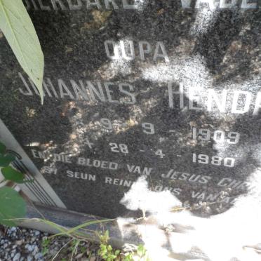 AGENBAG Johannes Hendrik 1909-1980 &amp; Magdalena Johanna 1920-1978