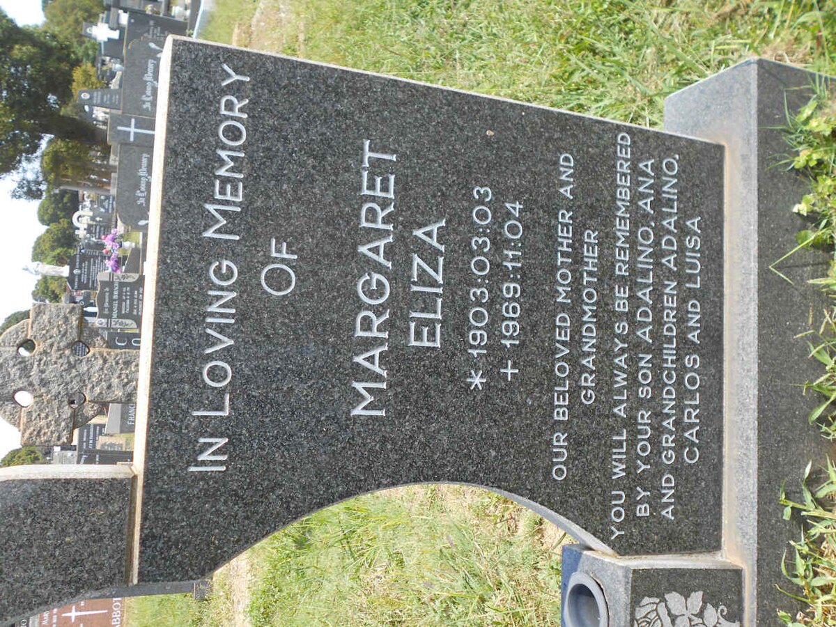 AGRELLA Manuel Joaquim, de 1895-1984 &amp; Margaret Eliza 1903-1969