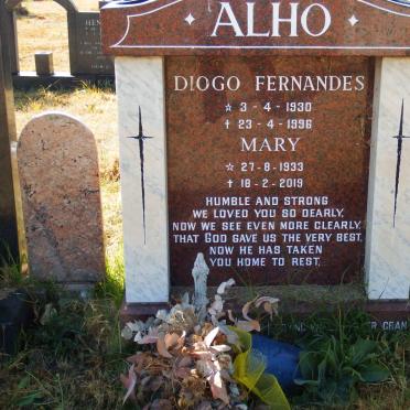 ALHO Diogo Fernandes 1930-1996 &amp; Mary 1933-2019