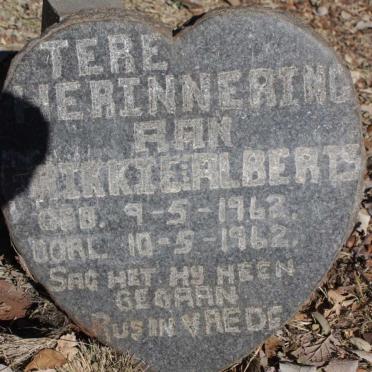 ALBERTS Frikkie 1962-1962