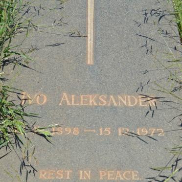 ALEKSANDER Ivo 1898-1972