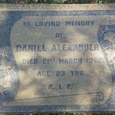 ALEXANDER Daniel -1942