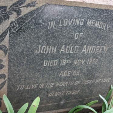 ANDREW John Auld -1952