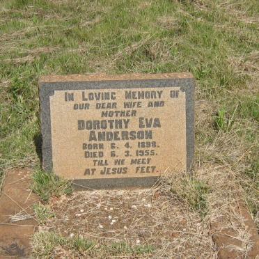 ANDERSON Dorothy Eva 1898-1955