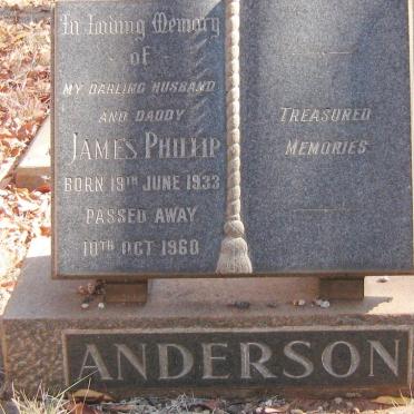 ANDERSON James Phillip 1933-1960