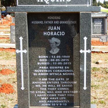 AQUINO Juan Horacio 1949-2015