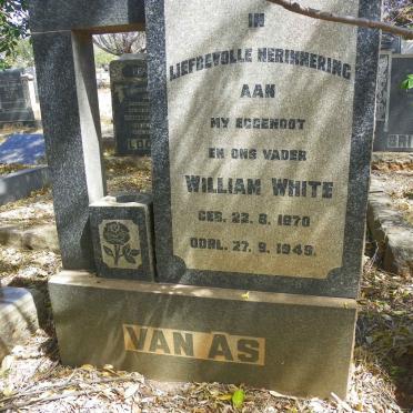 AS William White, van 1870-1949