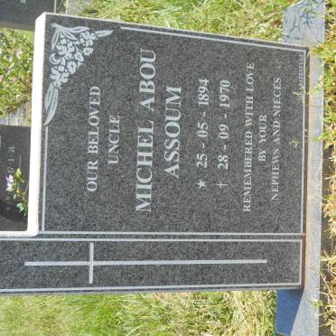 ASSOUM Michel Abou 1894-1970