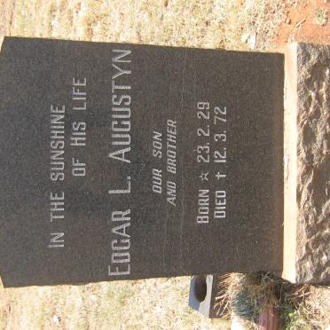 AUGUSTYN Edgar L. 1929-1972