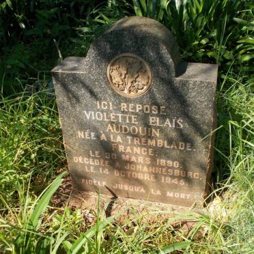 AUDOUIN Violette Elaїs 1890-1945