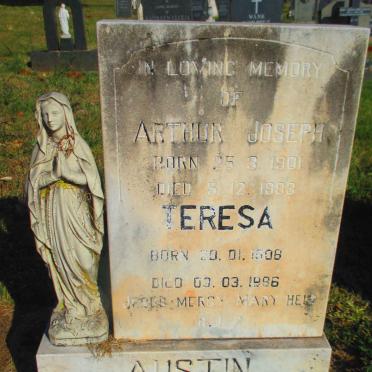 AUSTIN Arthur Joseph 1901-1983 &amp; Teresa 1908-1986
