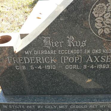 AXSEL Frederick 1910-1963