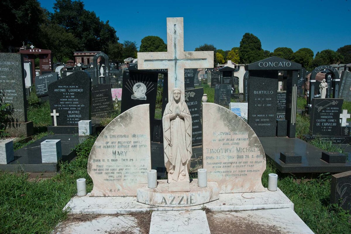 AZZIE Timothy Michael 1905-1988 &amp; Mary 1908-1980