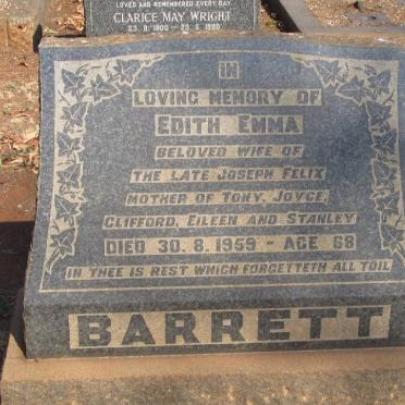 BARRETT Edith Emma -1959