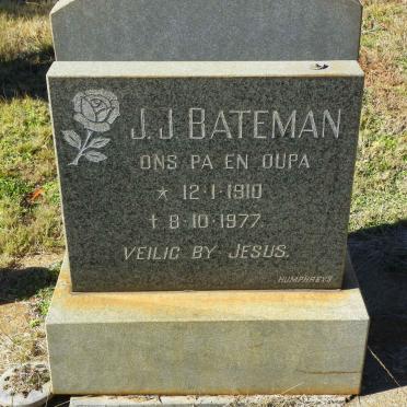 BATEMAN J.J. 1910-1977