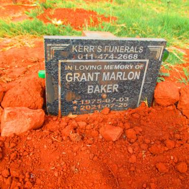 BAKER Grant Marlon 1975-2021