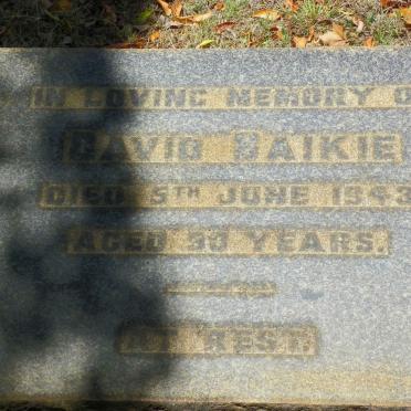 BAIKIE David -1943