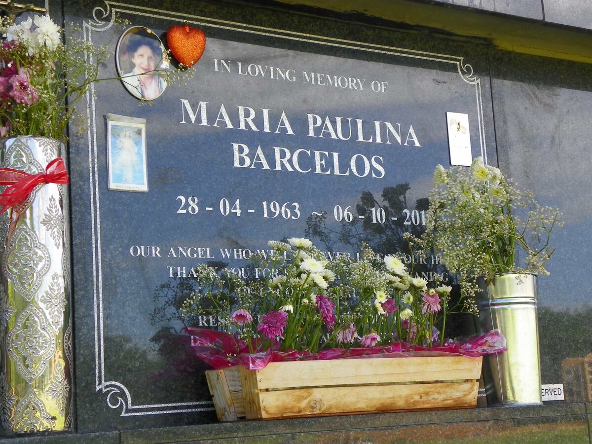 BARCELOS Maria Paulina 1963-2018