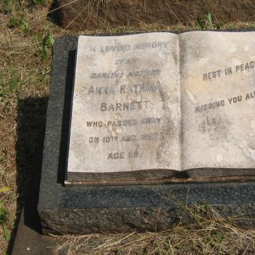 BARNETT Anna Katrina -1953