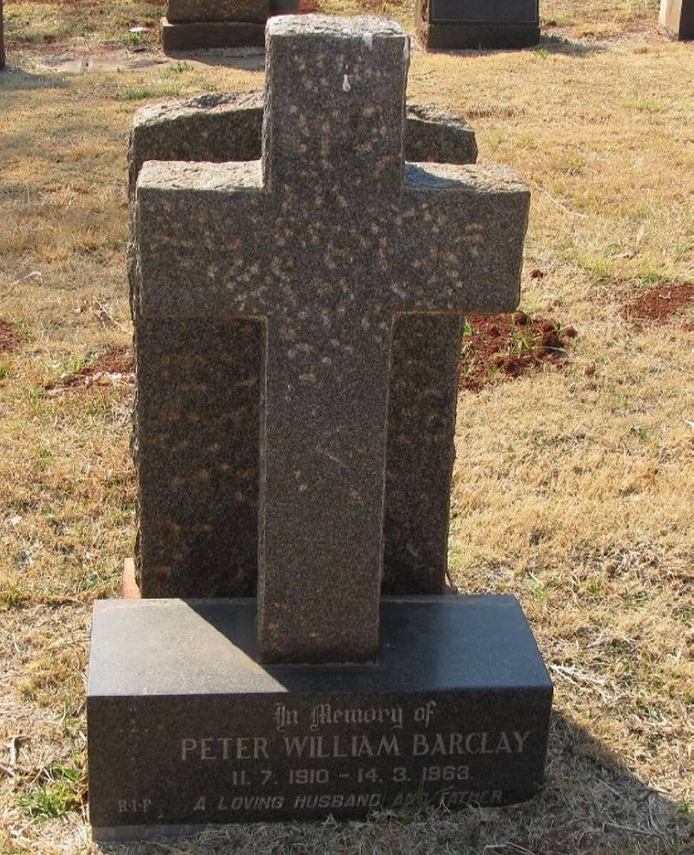 BARCLAY Peter William 1910-1963