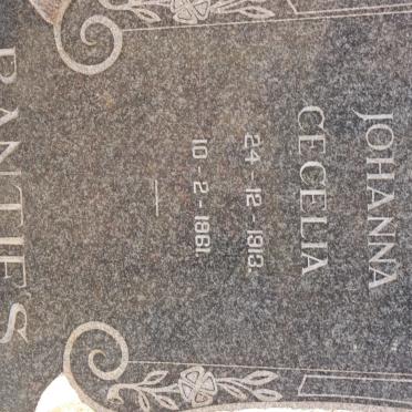 BANTJES Johanna Cecelia 1913-1961