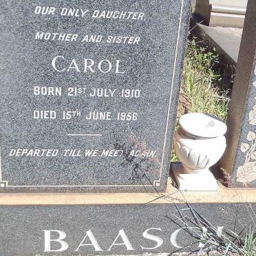 BAASCH Carol 1910-1956