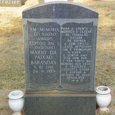 BARANDAS Mario Da Paixao 1916-1979