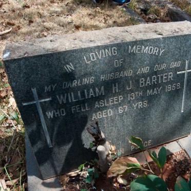 BARTER Willam H.J. -1958