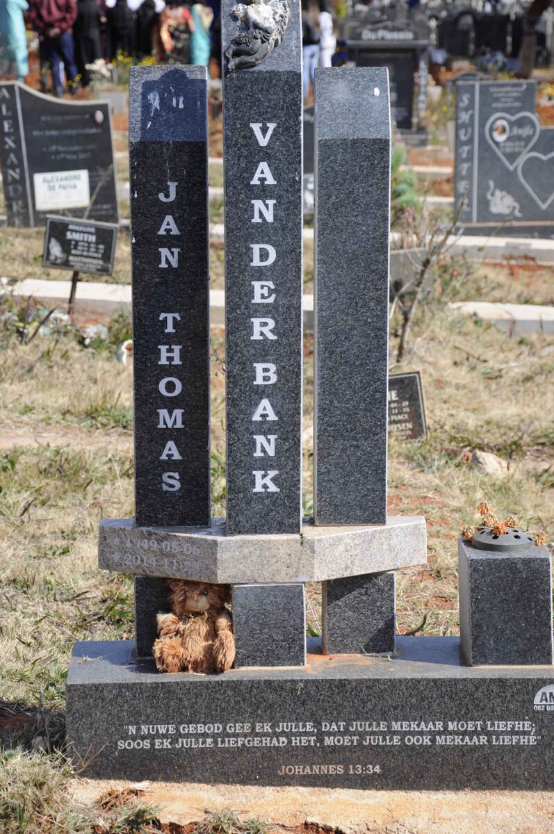 BANK Jan Thomas, van der 1949-2014