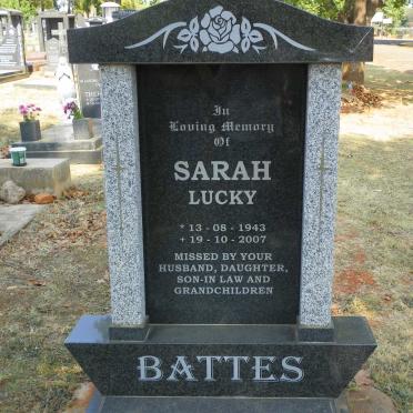 BATTES Sarah 1943-2007