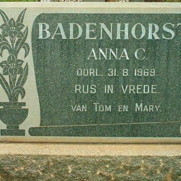BADENHORST Anna C. -1969