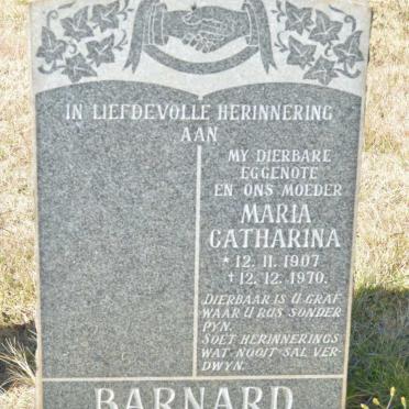 BARNARD Maria Catharina 1907-1970