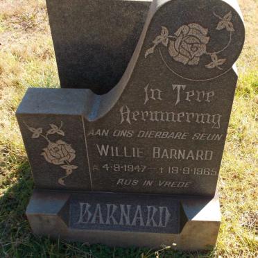 BARNARD Willie 1947-1965