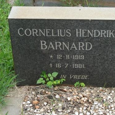 BARNARD Cornelius Hendrik 1919-1981