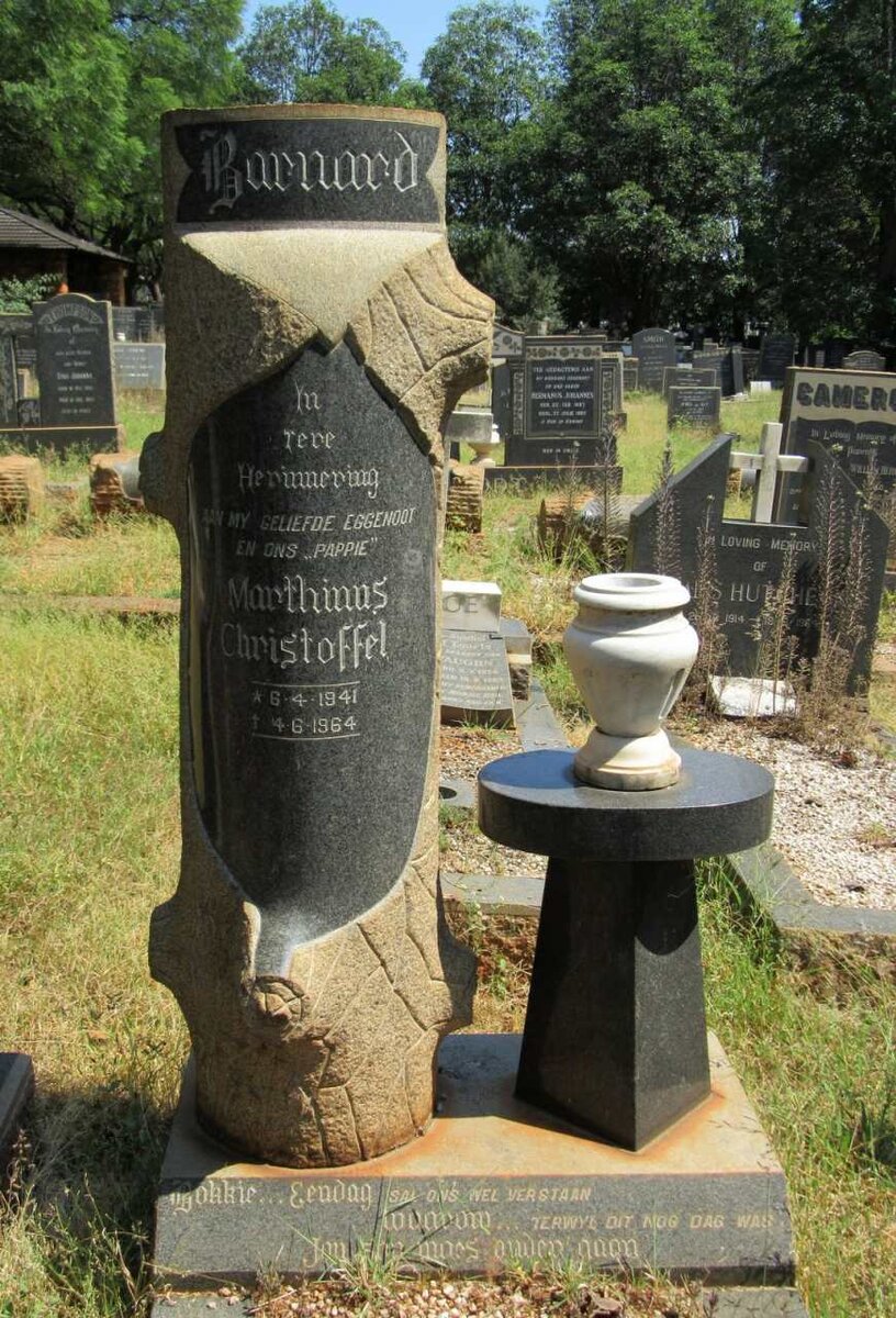 BARNARD Marthinus Christoffel 1941-1964