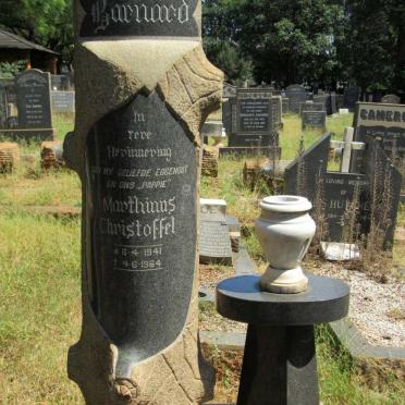 BARNARD Marthinus Christoffel 1941-1964