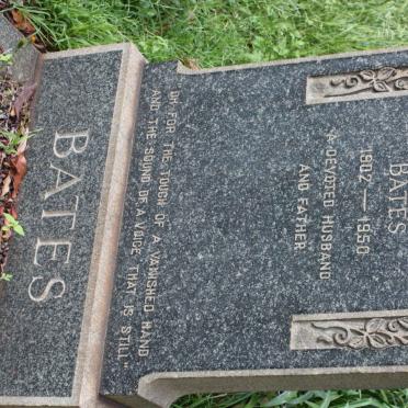 BATES Oliver Henry 1902-1950