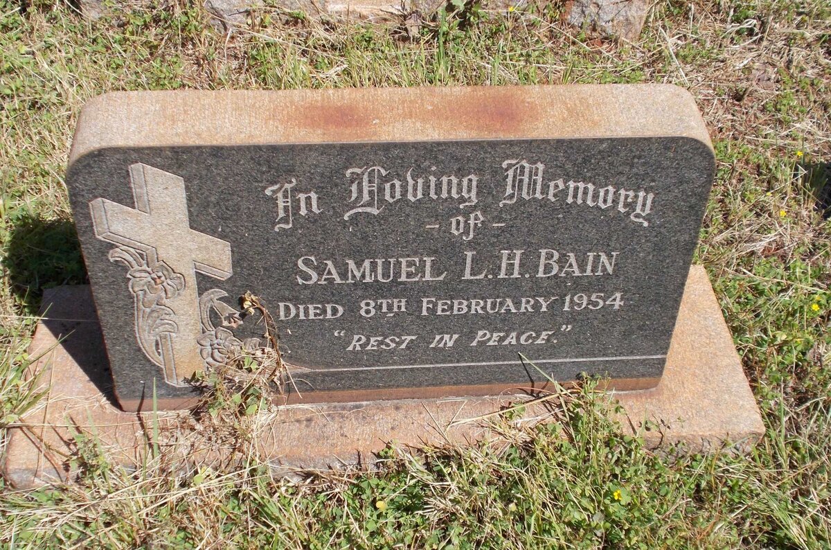 BAIN Samuel L.H. -1954