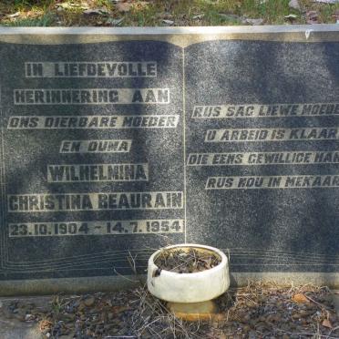 BEAURAIN Wilhelmina Christina 1904-1954