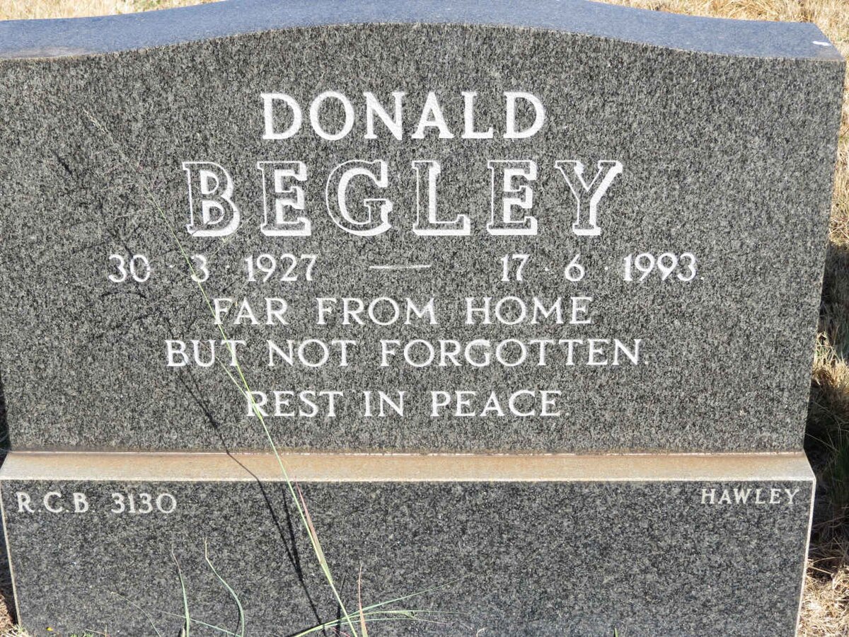 BEGLEY Donald 1927-1993